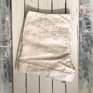 Gold khaki shorts